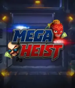 Get ready for the action-packed world of the Mega Heist game by Relax Gaming, featuring mischievous characters ready to execute a bank heist. This image captures the drama of the heist with its striking logo and a mysterious vault backdrop. Ideal for those who enjoy adventure-themed slots, offering a thrilling escape. 