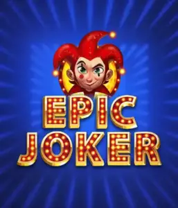 Step into the energetic world of Epic Joker slot by Relax Gaming, highlighting a playful joker with a vivid hairstyle set against a dazzling blue background. This image captures the joy and humor of classic slots, great for players who enjoy a nostalgic touch, delivering a captivating play experience.