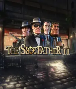 Step into the nefarious world of The Slotfather 2 slot by Betsoft, featuring a lineup of iconic mafia characters in front of a moody urban backdrop. This image depicts the intense theme of the mafia underworld with its striking character design and ominous setting. Great for lovers of gangster-themed games, offering a gripping escape. 